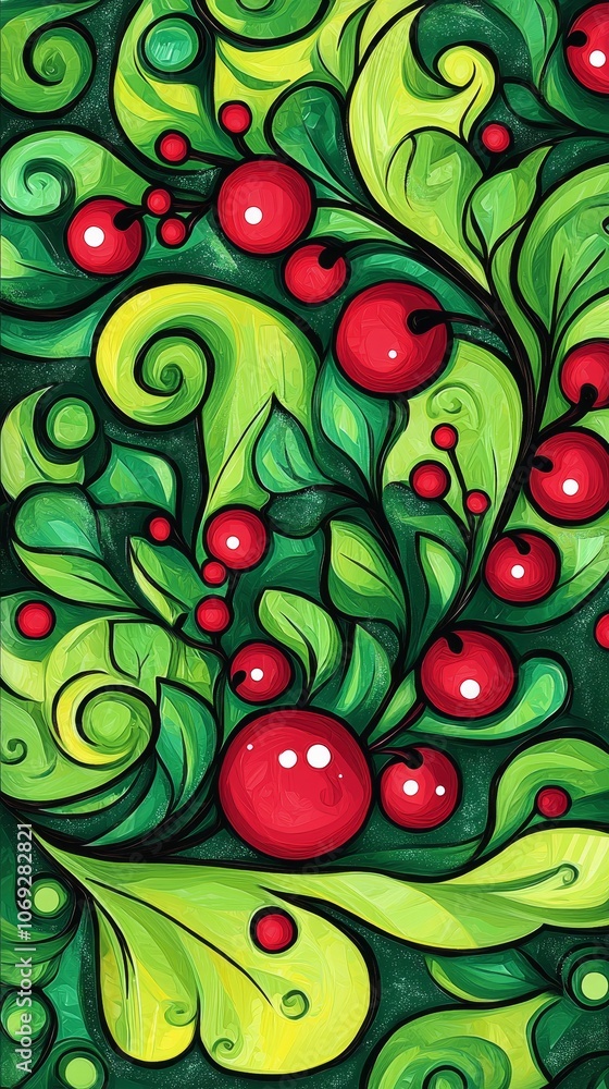 Explore the vibrant beauty of a hand-drawn doodle christmas background featuring mistletoe and holiday elements Explore the vibrant beauty of a hand-drawn doodle christmas background featuring mistletoe and holiday elements