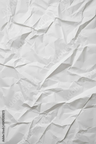 Wallpaper Mural crumpled white paper texture background Torontodigital.ca