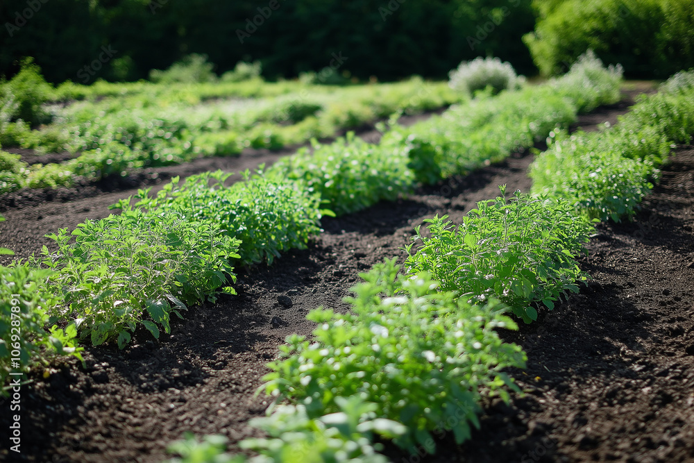 Flavorful Oregano Spreading in Herb Farm: Fresh and Aromatic Delight Flavorful Oregano Spreading in Herb Farm: Fresh and Aromatic Delight