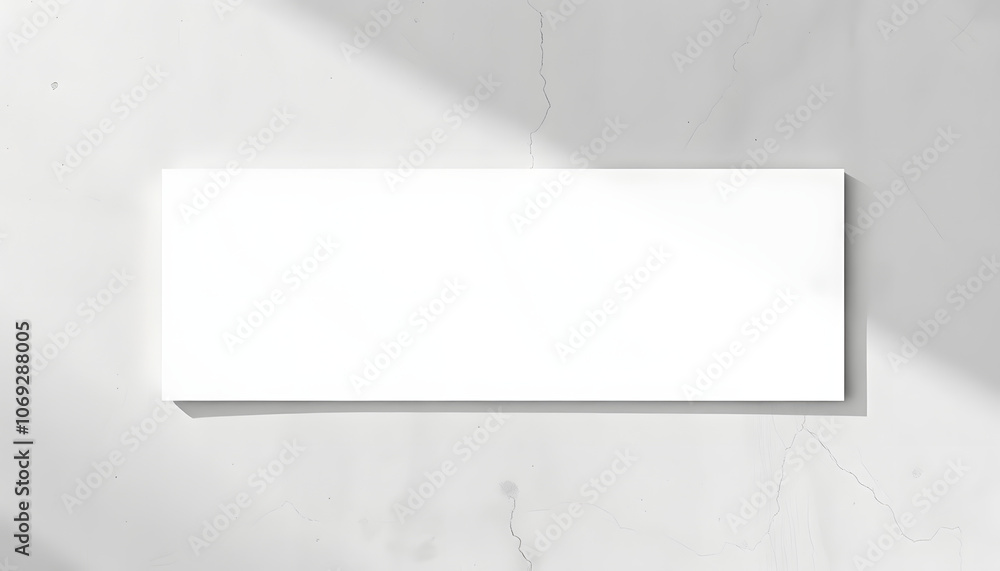 Empty white horizontal rectangle poster mockup with soft shadow lying diagonally on neutral light grey concrete background. Flat lay, top view isolated with white highlights, png Empty white horizontal rectangle poster mockup with soft shadow lying diagonally on neutral light grey concrete background. Flat lay, top view isolated with white highlights, png