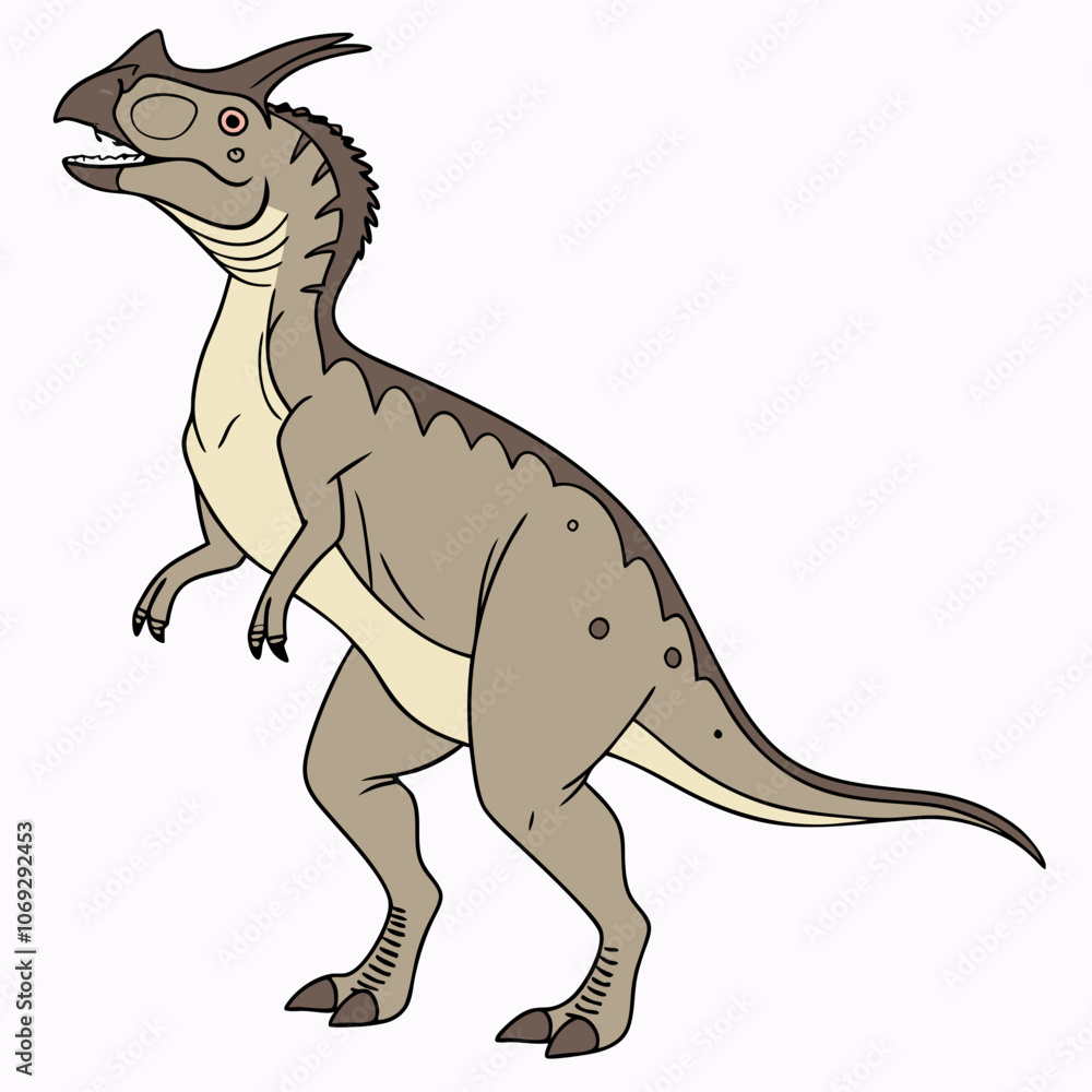 Fototapeta premium tyrannosaurus dinosaur vector illustration