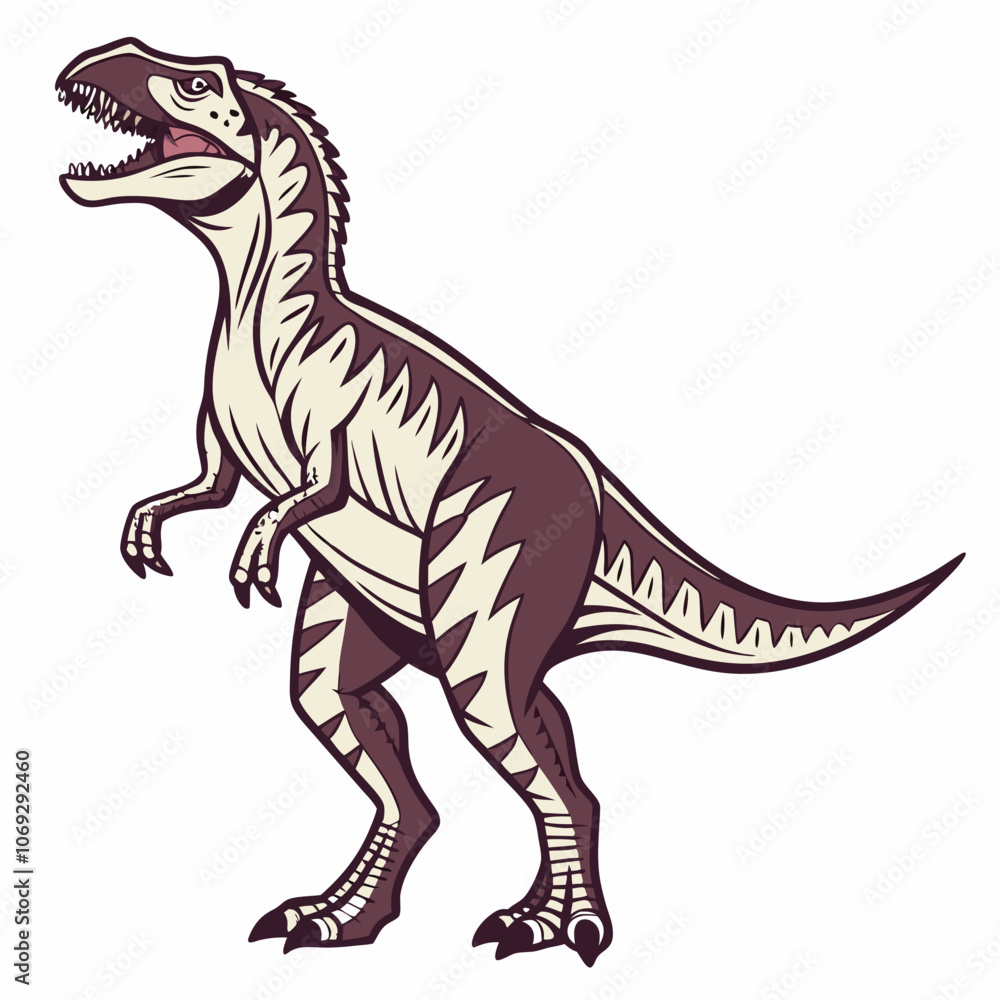 tyrannosaurus dinosaur vector illustration tyrannosaurus dinosaur vector illustration