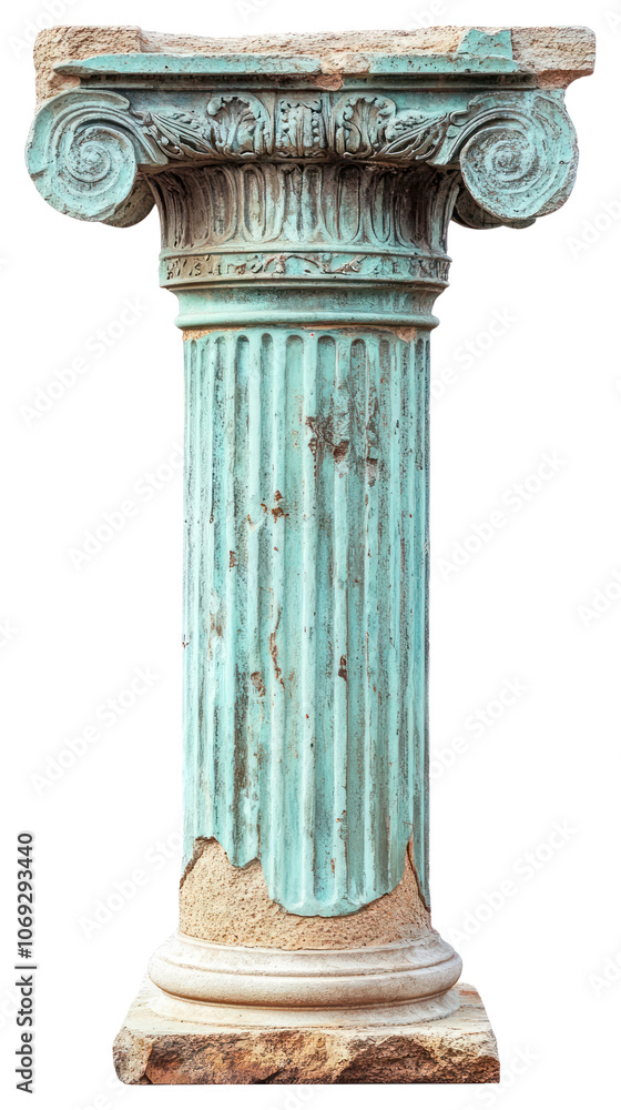 PNG Blue green Greek ancient column pillar architecture greek. PNG Blue green Greek ancient column pillar architecture greek.
