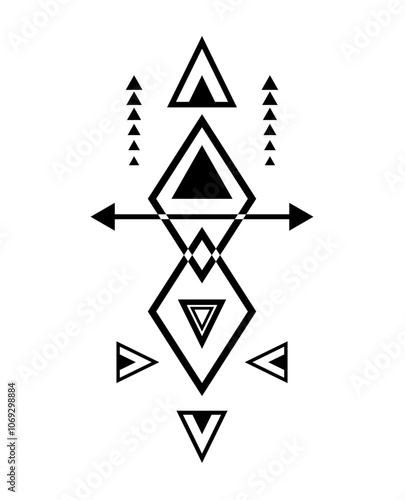 Geometrisches Tattoo