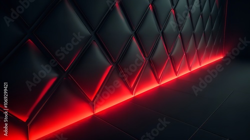 Abstract red and black light pattern with the gradient infusion

 photo