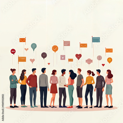 Unity and Overcoming Divisions – Inclusivity and Harmony Concept
