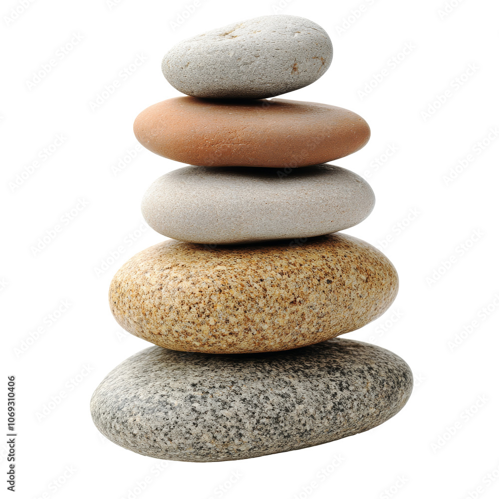 Stacked stones arranged for balance and calmness Stacked stones arranged for balance and calmness