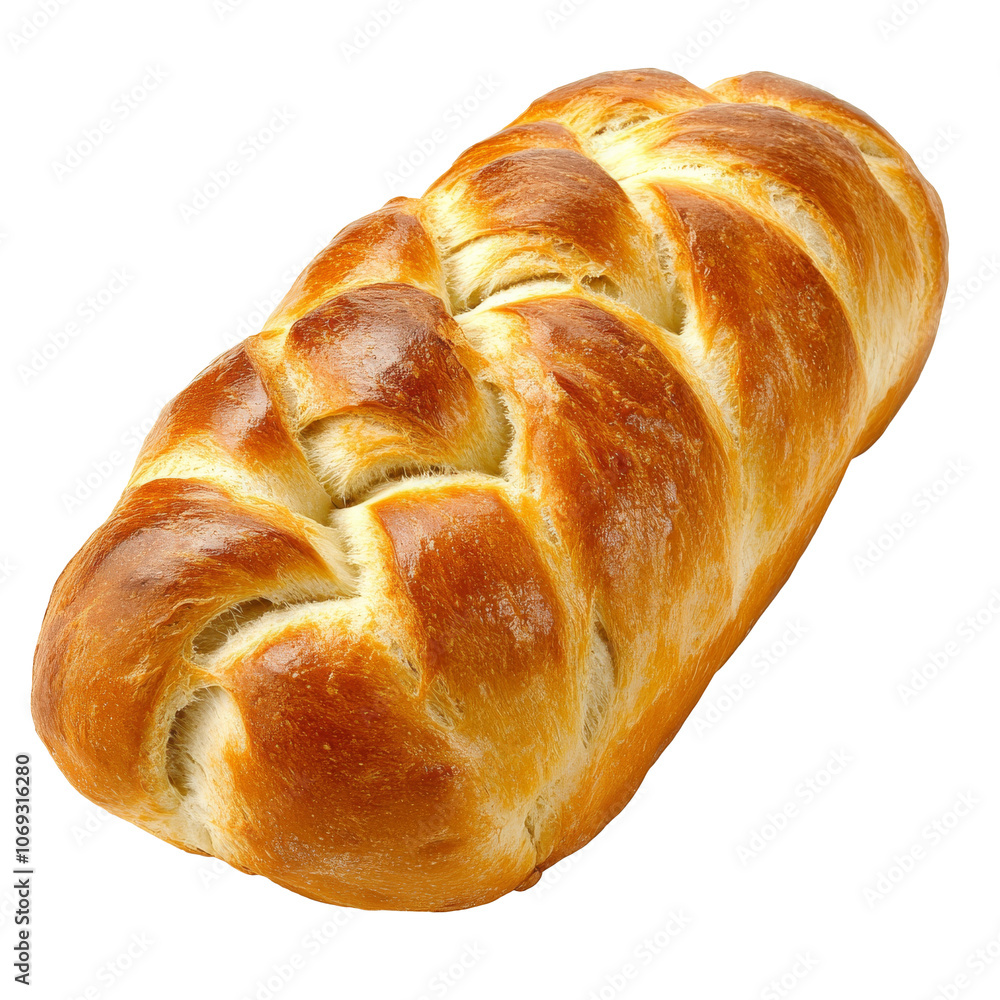 Braided bread loaf on the counter Braided bread loaf on the counter