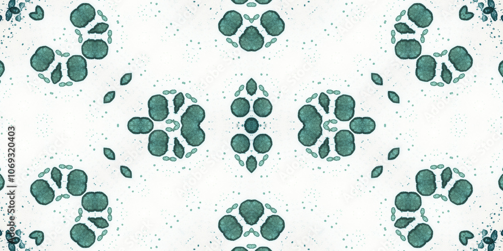 Fototapeta premium Seamless abstract pattern. The texture of the pattern is symmetrical. Endless pattern