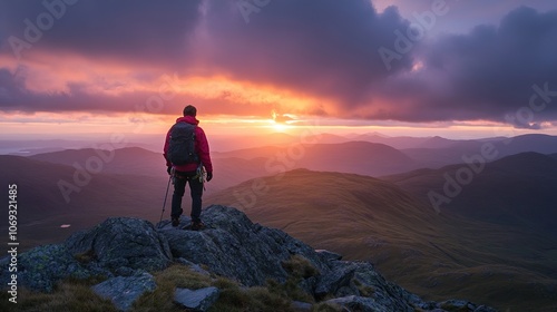 A quick climb to a local mountain summit, enjoying the views and returning by evening.