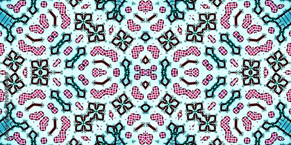 Seamless abstract pattern. The texture of the pattern is symmetrical. Endless pattern Seamless abstract pattern. The texture of the pattern is symmetrical. Endless pattern