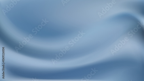 Frosty Blue Gradient for Christmas Design. Abstract blue gradient