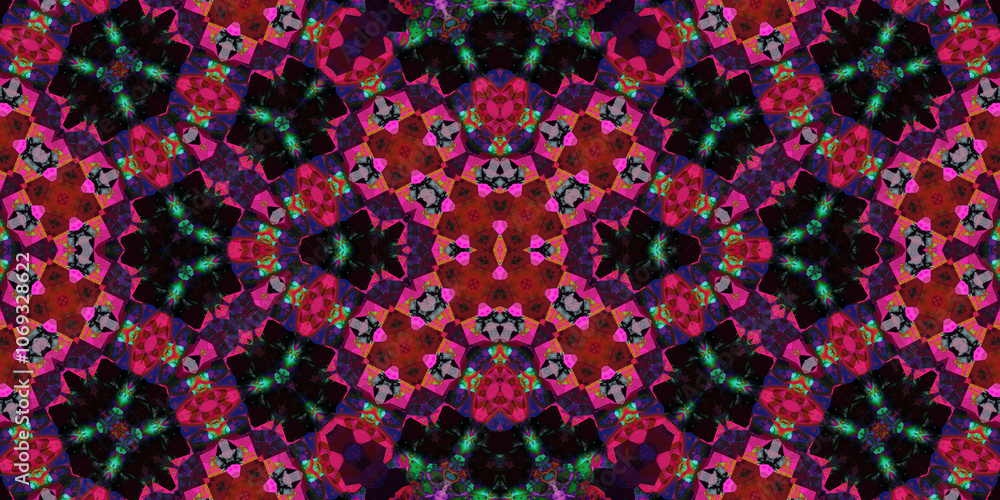 Seamless abstract pattern. The texture of the pattern is symmetrical. Endless pattern Seamless abstract pattern. The texture of the pattern is symmetrical. Endless pattern
