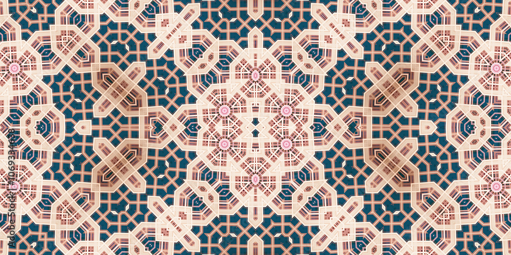 Seamless abstract pattern. The texture of the pattern is symmetrical. Endless pattern Seamless abstract pattern. The texture of the pattern is symmetrical. Endless pattern