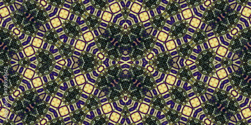 Seamless abstract pattern. The texture of the pattern is symmetrical. Endless pattern