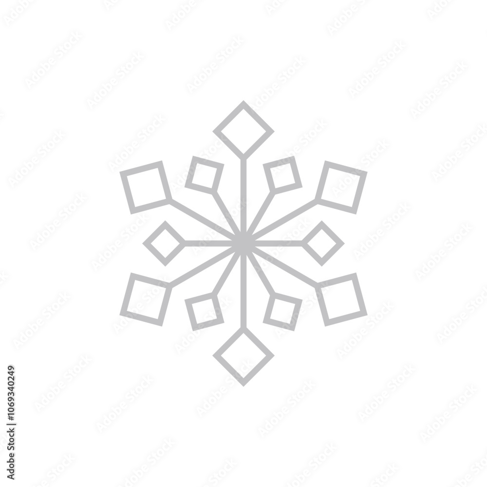 snowflake and star icon. Christmas winter snowflake decoration snowflake and star icon. Christmas winter snowflake decoration