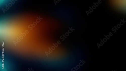 light leak and flare overlay with warm gradient orange tones for authentic lens effects in video production. 4K loop
