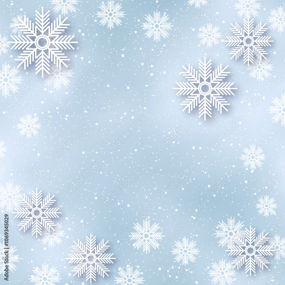 Christmas and New Year luxury vector background with stars and snowflakes
Christmas and New Year luxury vector background with stars and snowflakes