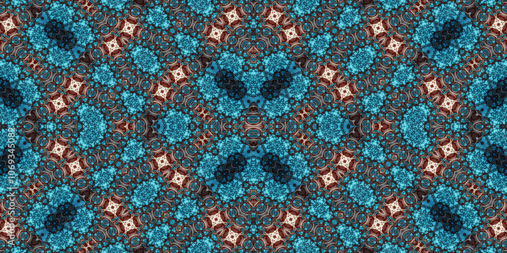 Seamless abstract pattern. The texture of the pattern is symmetrical. Endless pattern Seamless abstract pattern. The texture of the pattern is symmetrical. Endless pattern