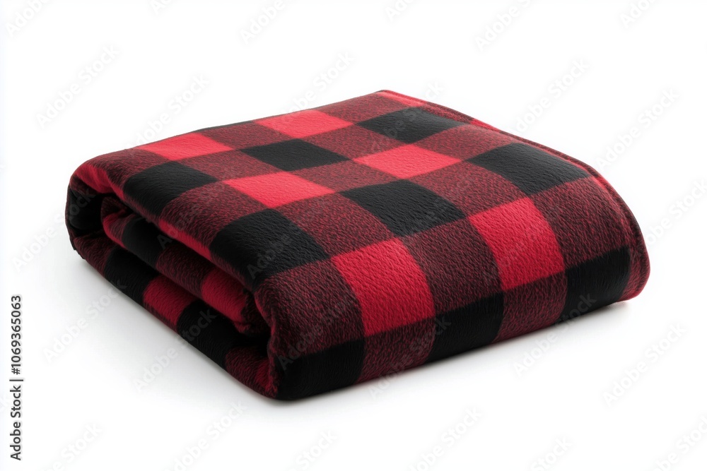 Red and Black Plaid Blanket Red and Black Plaid Blanket