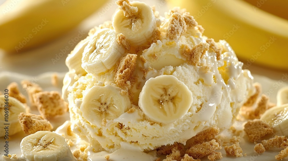 banana pudding ice cream with chunks banana pudding ice cream with chunks
