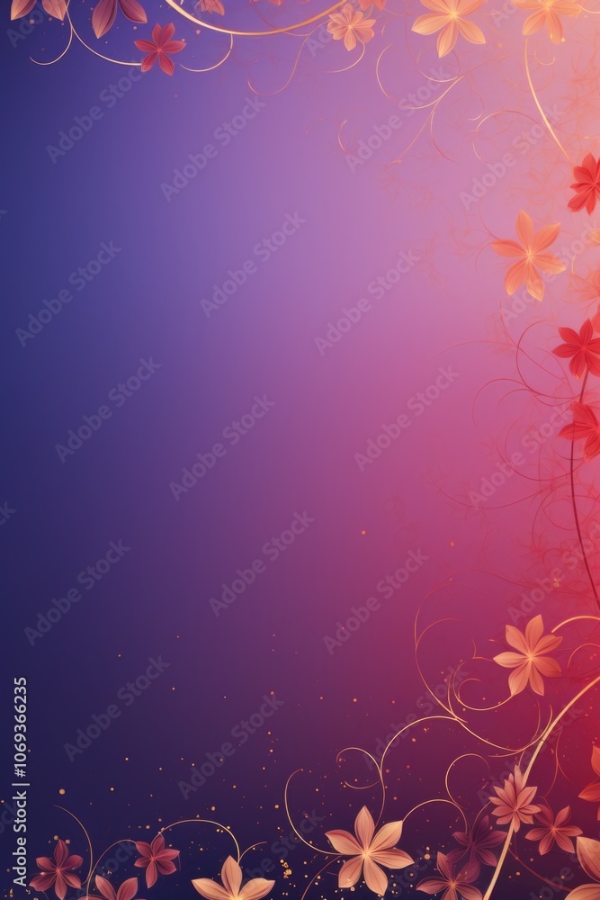 Abstract purple red background with subtle flowers rangoli pattern Abstract purple red background with subtle flowers rangoli pattern