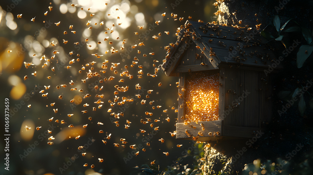 Harmony in Nature: The Tradition of Honey Harvesting by a Masterful Hunter Harmony in Nature: The Tradition of Honey Harvesting by a Masterful Hunter