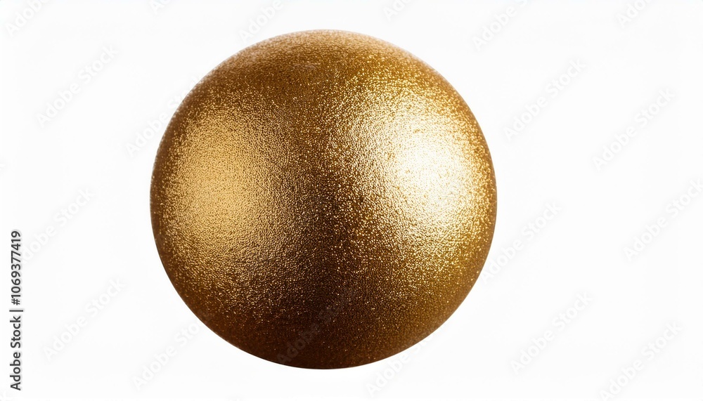 floated round gold ball isolate on White background PNG floated round gold ball isolate on White background PNG