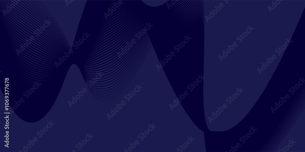 Obraz premium Abstract blue wave lines modern dark blue wave lines pattern. abstract background blue.