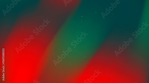 Red and green gradient with light specks, suitable for Christmas and holiday designs, festive backgrounds