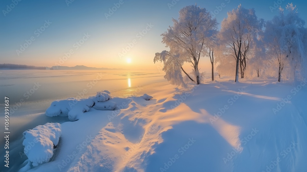 Winter scenery wallpaper background Winter scenery wallpaper background