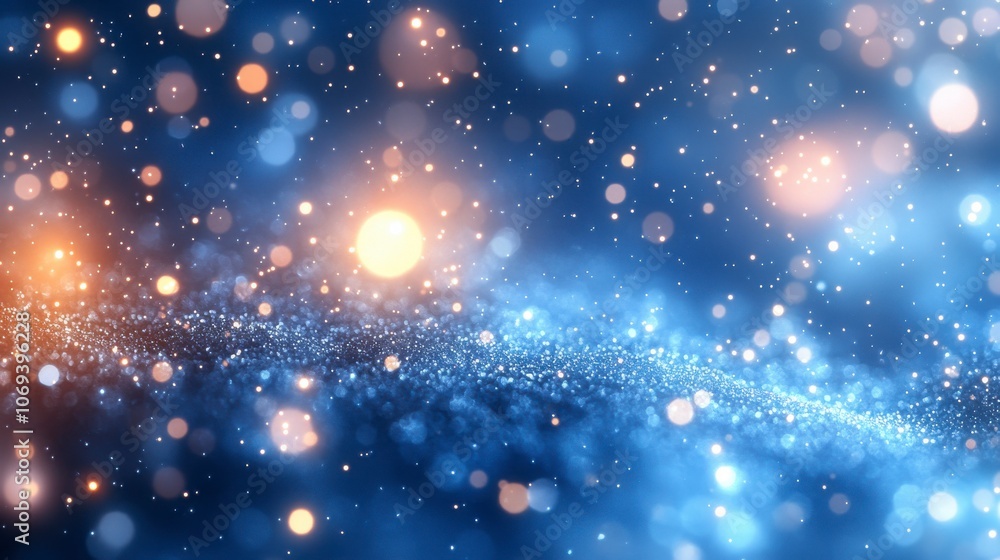 Abstract Sparkling Bokeh Background Abstract Sparkling Bokeh Background