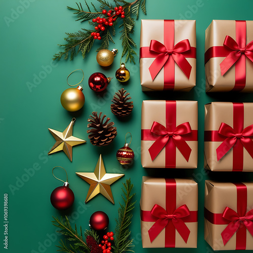 Christmas | New Year | 2025 | Merry Christmas | Christmas Tree | New Year's Day​ - Generative AI