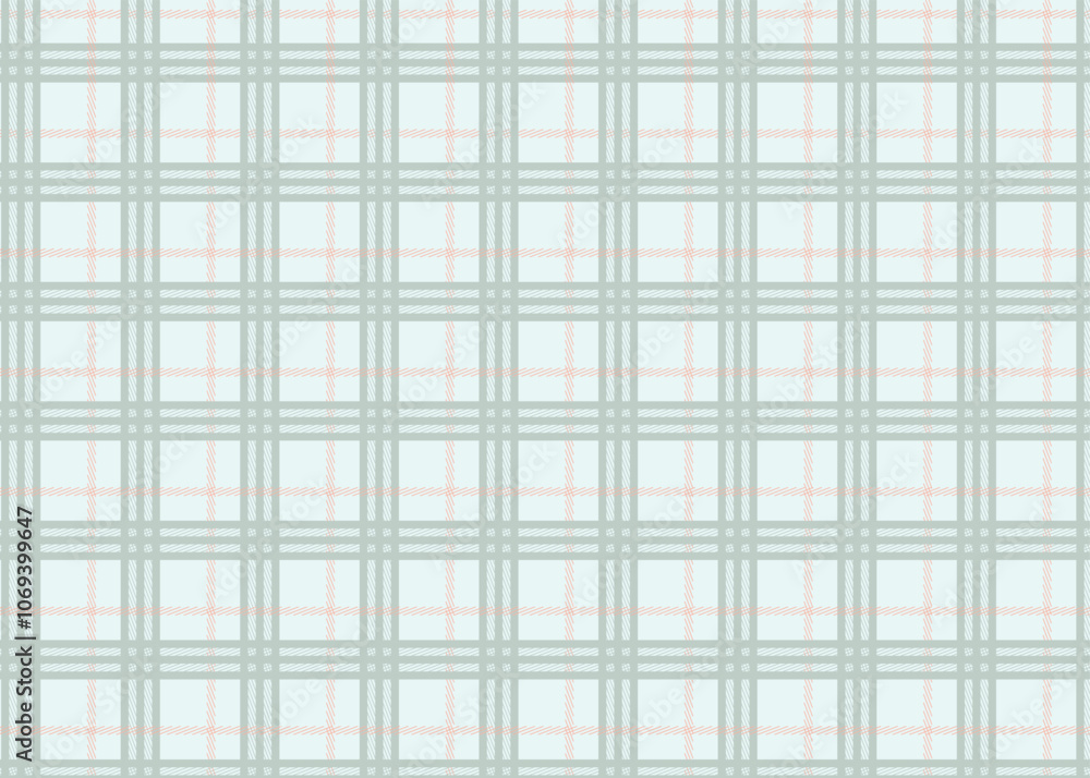 Pastel plaid pattern in green and pink with delicate intersecting lines. Ideal for backgrounds, textile design, packaging, and digital decoration Pastel plaid pattern in green and pink with delicate intersecting lines. Ideal for backgrounds, textile design, packaging, and digital decoration