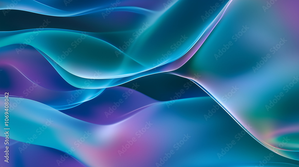 Fototapeta premium Fond d'écran abstrait fluide avec dégradés de couleurs vives et texture douce