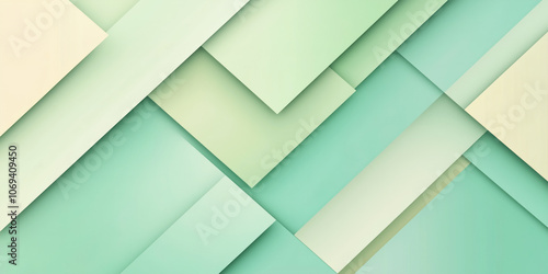 Abstract green gradient geometric background design for modern projects