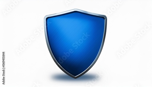 Free Download modern blue shield on White background PNG - GFXLoad