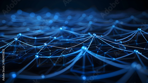 Illustrative Representation of Link State Node and Its Flooding Process in a Network photo