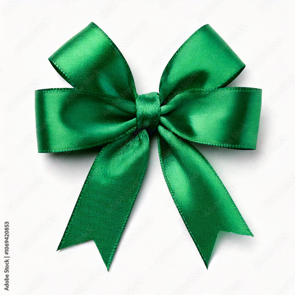 Bow isolated on white background studio shot Bow isolated on white background studio shot
