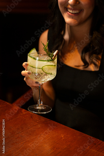 Cucumber gin