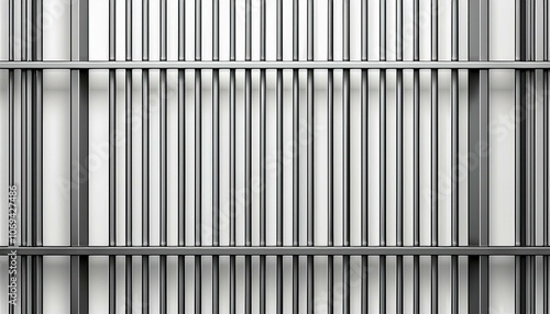 Wallpaper Mural illustration of realistic prison metal cell bars seamless pattern on white background Torontodigital.ca