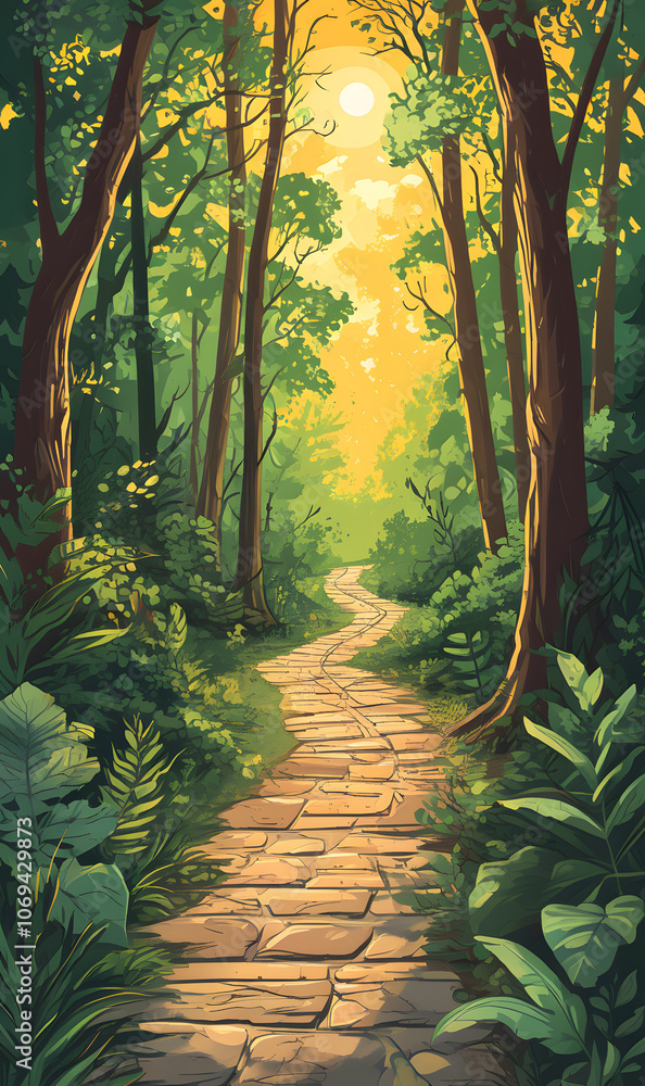 Serene Forest Path Serene Forest Path