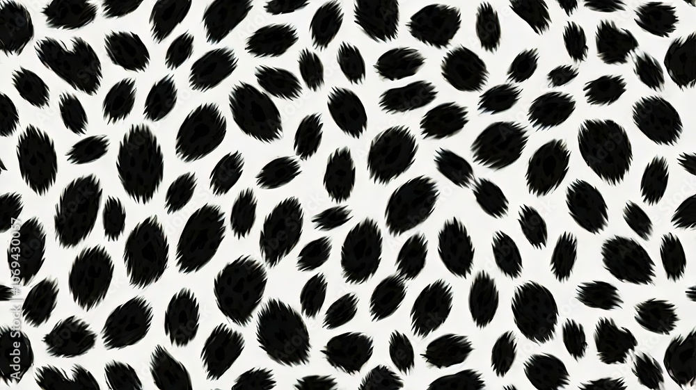 A pattern of black spots on a white background. A pattern of black spots on a white background.