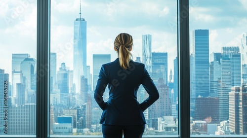 Confident Woman Entrepreneur in Urban Office Setting Free Download Confident Woman Entrepreneur in Urban Office Setting - GFXLoad