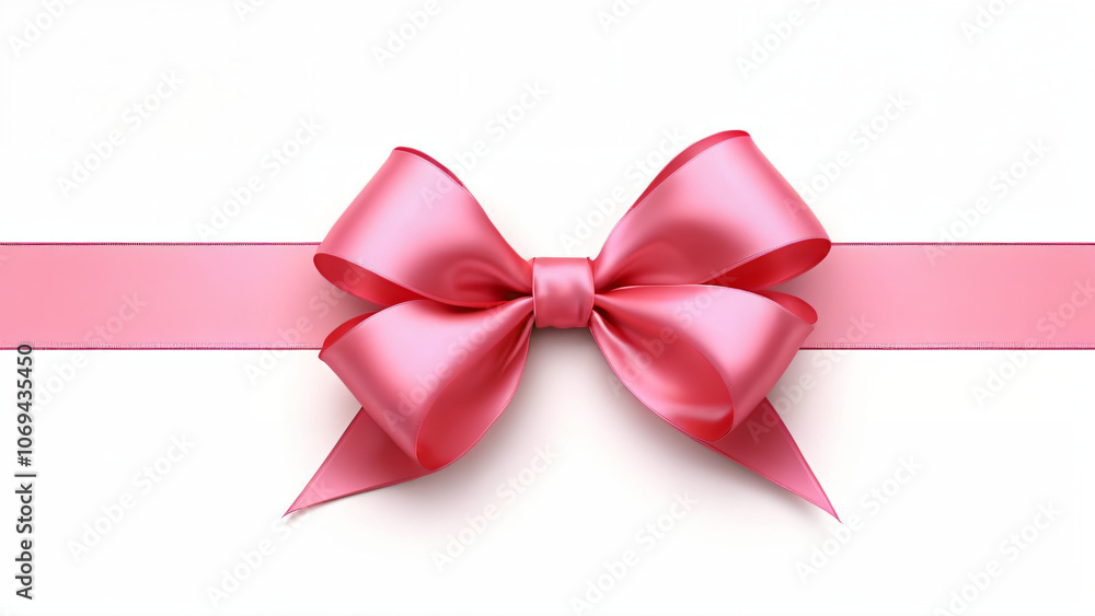 red bow isolated on white red bow isolated on white