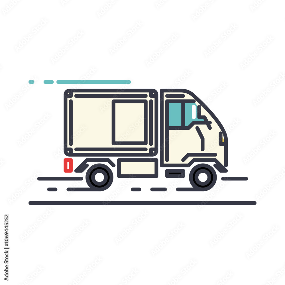 Transporter line icon Transporter line icon