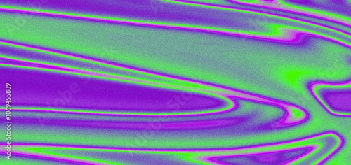 chrome neon green and purple background