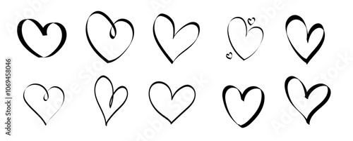 Heart_collection_calligraphic