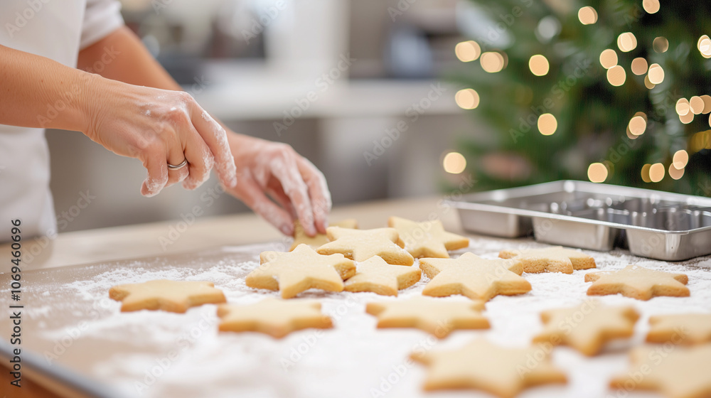 Christmas Cookie Preparation at Home Christmas Cookie Preparation at Home