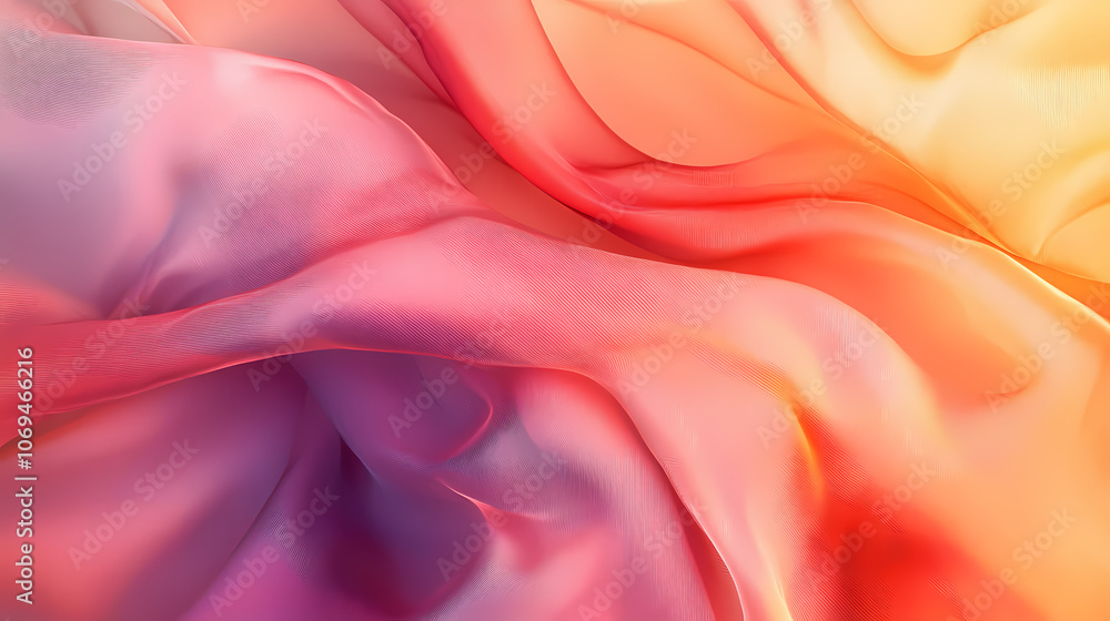 Organza fabric texture with a translucent quality, suitable for elegant and ethereal product presentations. , minimalism,. Ethereal. Illustration Organza fabric texture with a translucent quality, suitable for elegant and ethereal product presentations. , minimalism,. Ethereal. Illustration